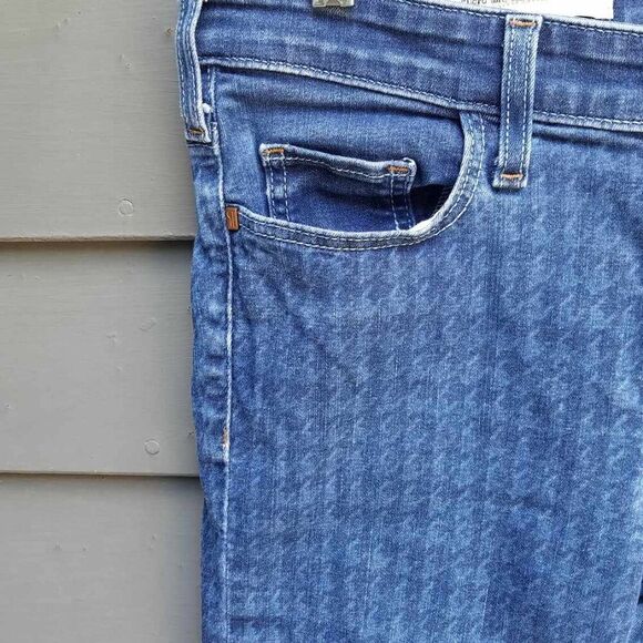 Pilcro and the Letterpress Anthropologie Houndstooth Print Jeans size 29 - Picture 7 of 11